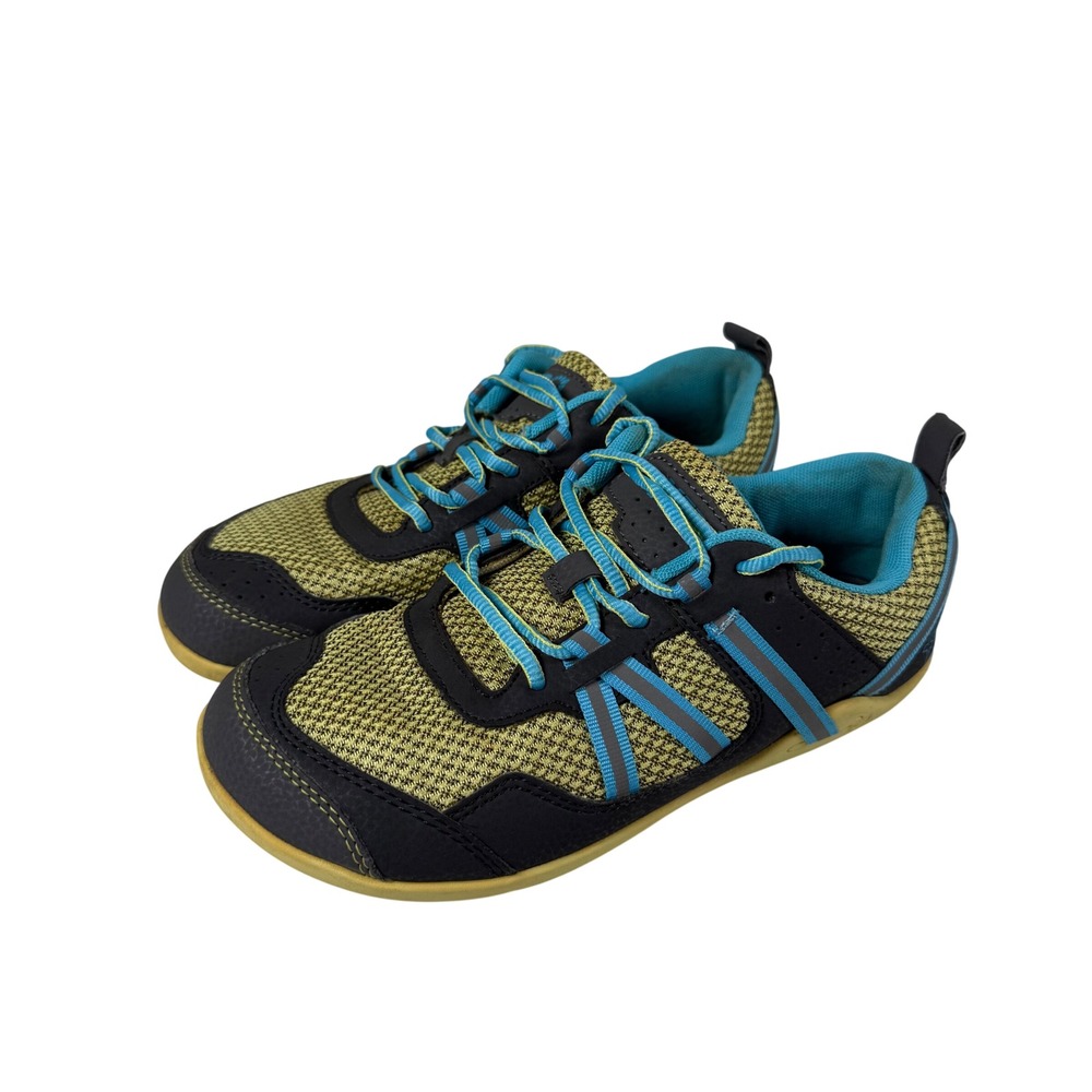 Xero Shoes Womens 7 Prio Sneakers Yellow Blue Barefoot Minimalist Running Shoes